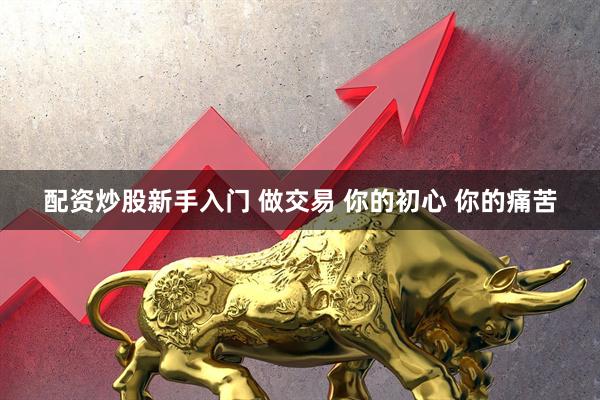 配资炒股新手入门 做交易 你的初心 你的痛苦